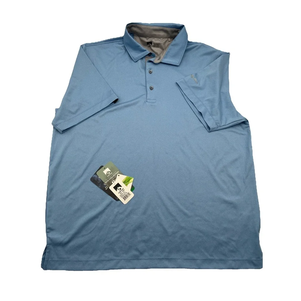 Storm Creek UV Protection Men's XL Polo‎ Shirt Peri Blue With Logo